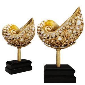 Precious Stones, Ammonite, Luxury, Gold Decor, Lux