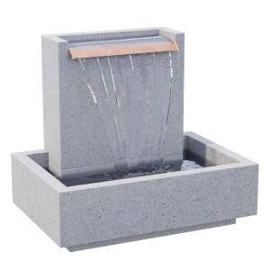 Concrete Falling Water Fountain