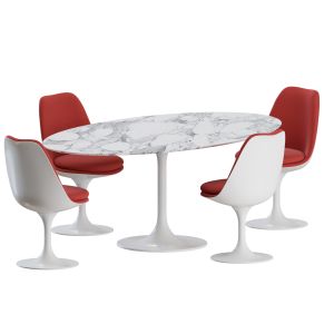 Tulip Dinning Set 02 By Knoll