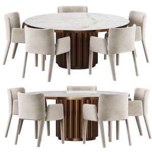 Potocco Lars Cb2 Dining Table Set