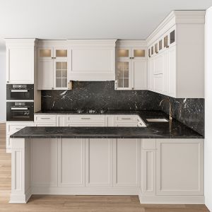 Kitchen Neo Classic Gray And White - Set 38