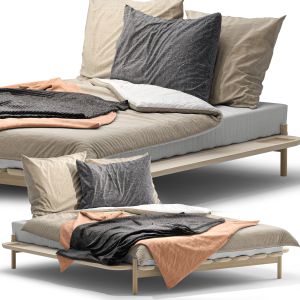 Modest - Type 2 By Loof Beech Double Bed