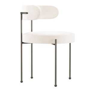 Inesse Boucle Ivory Dining Chair