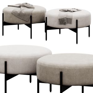 Macca Yarrow Ottoman By Arcticle