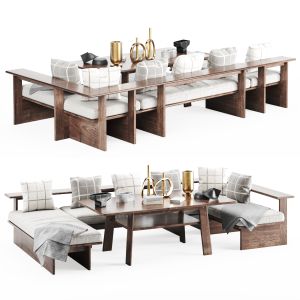 Livello Sofa & Table With Atrezzo