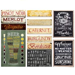 A Set Of Signs From Red Horse Signs