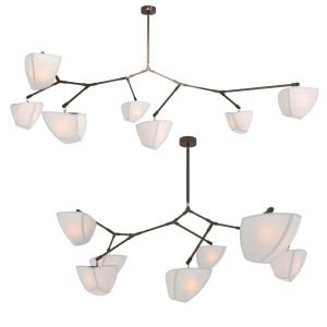 Cassiopeia 7 V3  Porcelain Mobile Chandelier