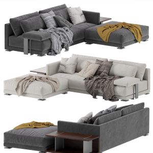 Poliform Bristol Sofa Whith Ottoman