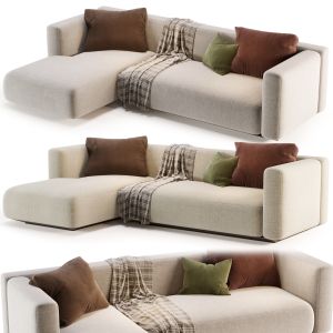 Flexform Grandemare Chaise Longue Sofa