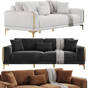 Carlino Living Room Sleeper Sofa Set By Bellona