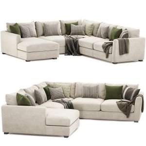 Metz 5 Seater Sectional Corner Chaise Sofa