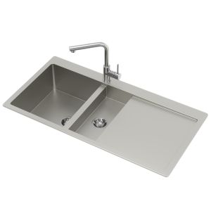 AQUASANITA Luna LUN 151M-L kitchen sink