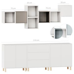 Ikea Eket Cabinet Combination With Legs L210