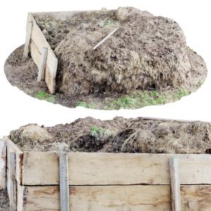 Manure With Hay | 3d Scan