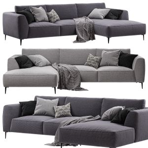 Chateau D`ax - Dudy (corner Fabric Sofa)