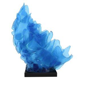 Blue Brimstone By Caleb Nichols   Glass Sculpture