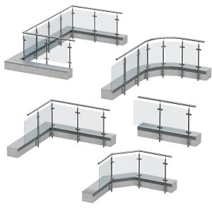 Railings For Balconies, Terraces. 5 Models