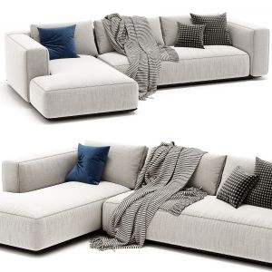 Flexform Grandemare Chaise Longue Sofa