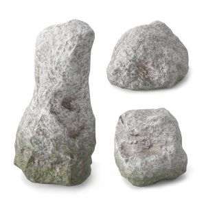 Low Poly Stones Set 01