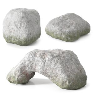 Low Poly Stones Set 02