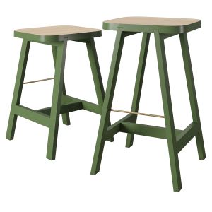 Another Country Bar Stool Three Beech Oxford Green