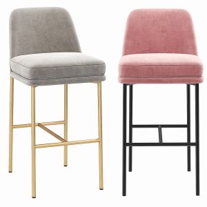 West Elm Jack Metal Frame Barstool