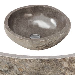 River Stone Washbasin