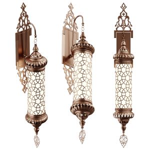 Oriental Patterned Sconce