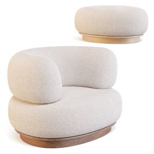 Emmanuelle Simon: Split - Armchair And Ottoman