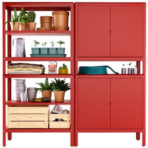 Kolbjorn Bookcase With 2 Cabinets | Ikea