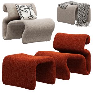 Artilleriet - Etcetera Boucle Easy Chair