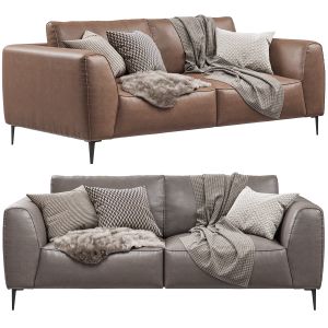 Chateau D`ax - Dudy (2-seat Leather Sofa)