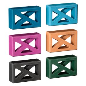 Colorful Yoga Blocks With Cutouts