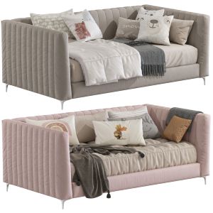 Set 305 Sofa bed Avalon Channel Stitch Upholstered