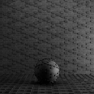 Brick Black 01 8k Seamless Pbr Material