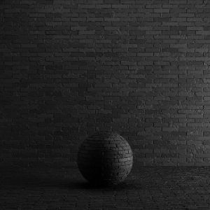 Brick Black 03 8k Seamless Pbr Material