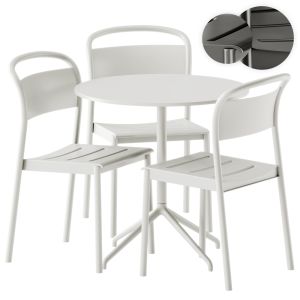 Muuto Still Cafe Table Round 75 And Linear Steel S