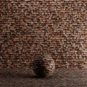 Wood Shingles 07 8k Seamless Pbr Material