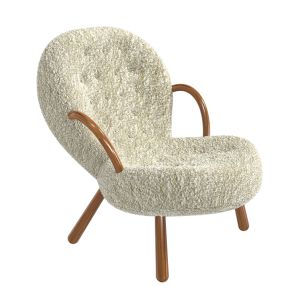 Arnold Madsen Sheepskin Clam Chair