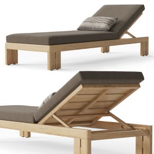 Rh Matira Teak Chaise