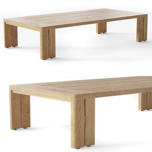 Rh Matira Teak Rectangular Coffee Table