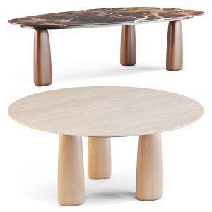 Poliform: Monolith - Dining Tables Set 02