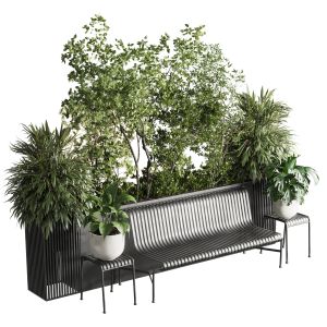 Urban Environment  Urban Furniture Green Benches