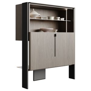 Cattelan Italia Cremona Bar Unit With Sliding Door