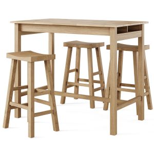 Bar Stool Asayo And Bar Table Adelita