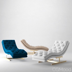 Royce chaise by RH Modern