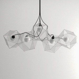 Grido - modern geometric ceiling lamp