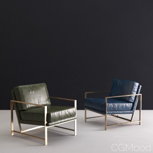 Leather Metal Frame Chairs