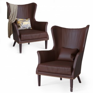 Clinton Modern Wingback Chair