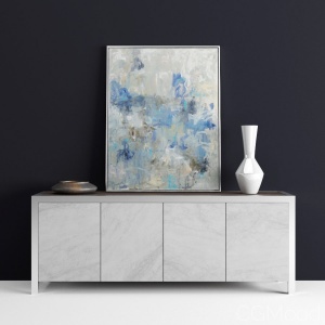 Decorage Marble Door Entertainment Console